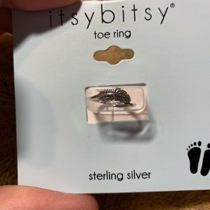 New Itsy Bitsy Sterling Silver Toe Ring